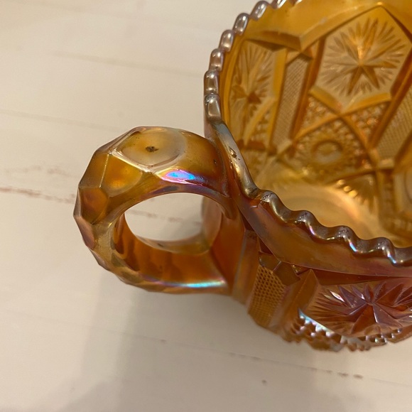 Imperial Glass Carnival Marigold Star and File Open Spooner
Used - Picture 4 of 10